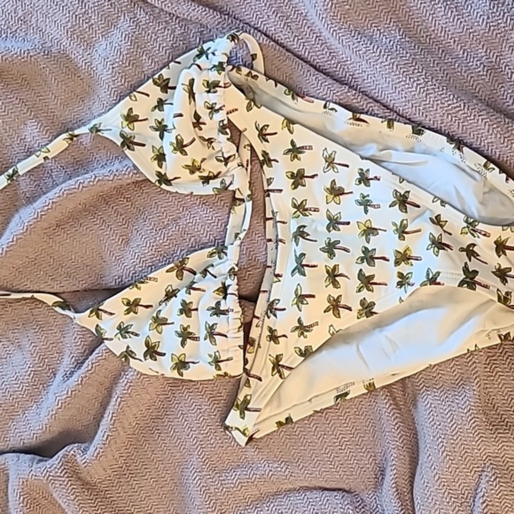Palm Tree Triangle Top Bikini